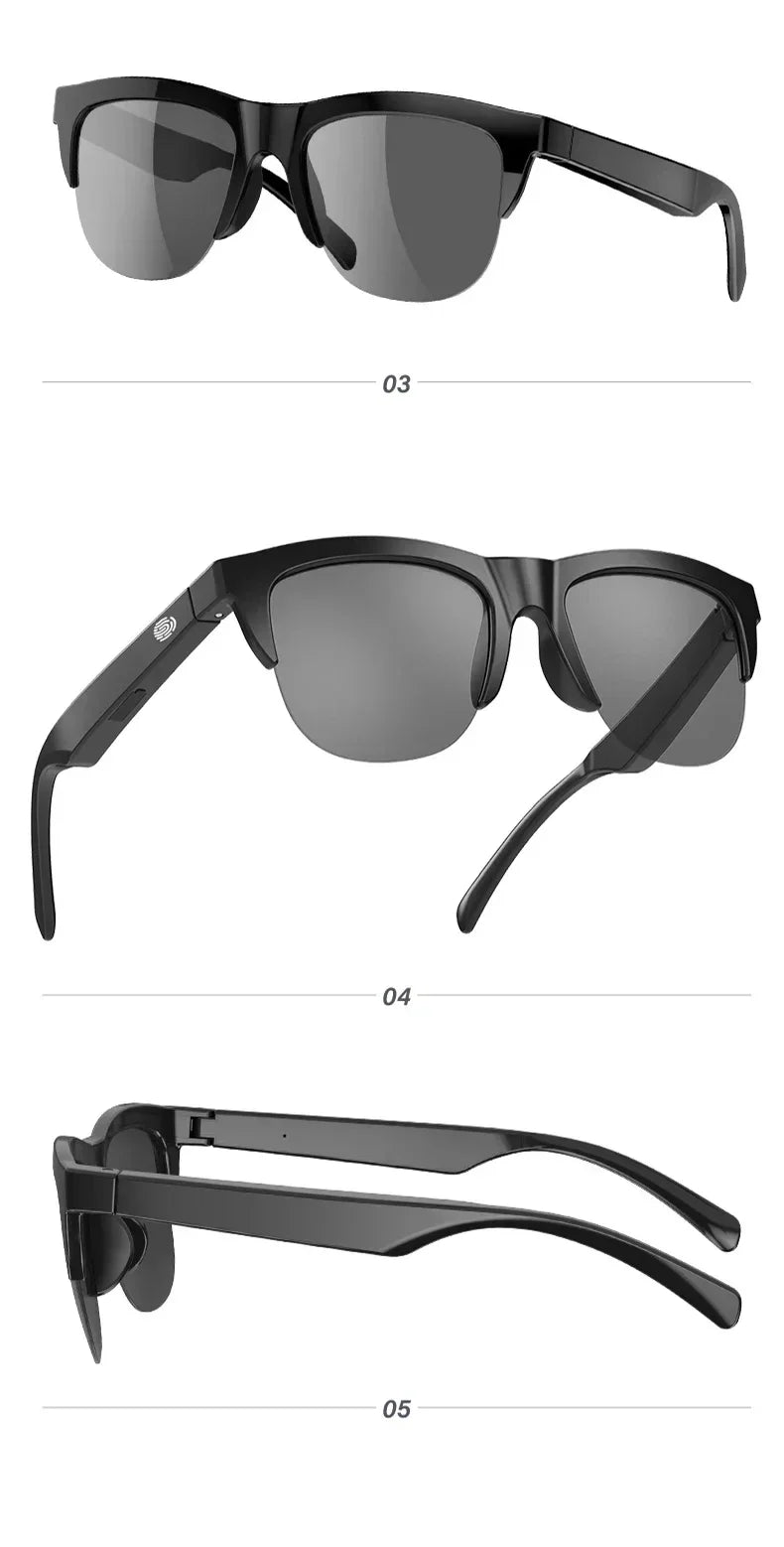 Xiaomi MIJIA Smart Sunglasses Glasses Bluetooth Call Outdoor Sports Headphones HIFI Blue Light Waterproof Anti-UV For Men Women