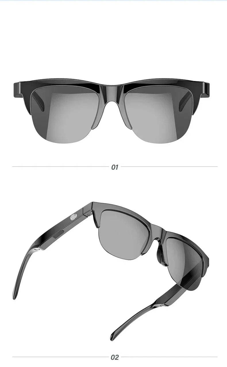Xiaomi MIJIA Smart Sunglasses Glasses Bluetooth Call Outdoor Sports Headphones HIFI Blue Light Waterproof Anti-UV For Men Women